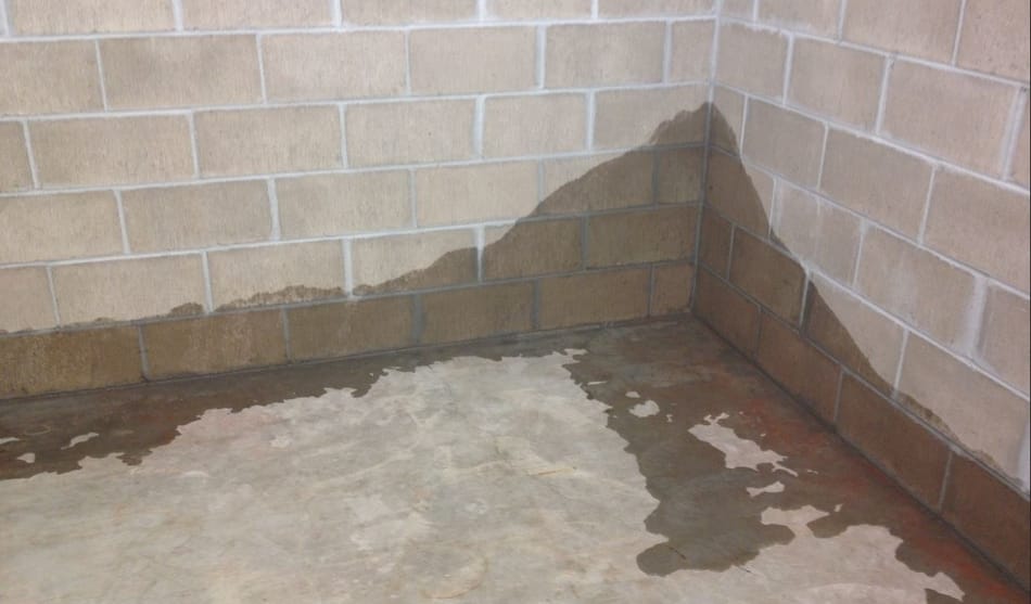 Basement Is Leaking Where The Floor, Interior Basement Drainage System Diy